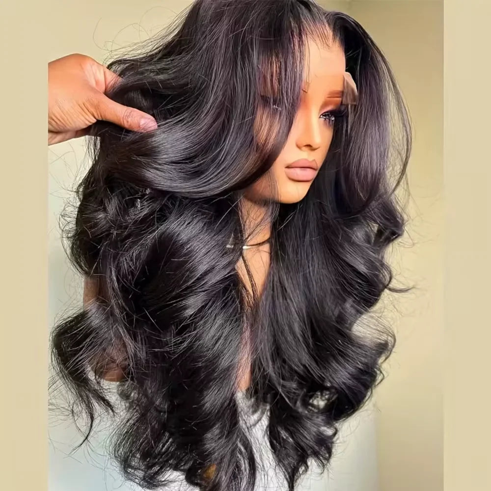13x4 Curly Body Wave Lace Front Wig — 300% Density | 100% Human Hair
