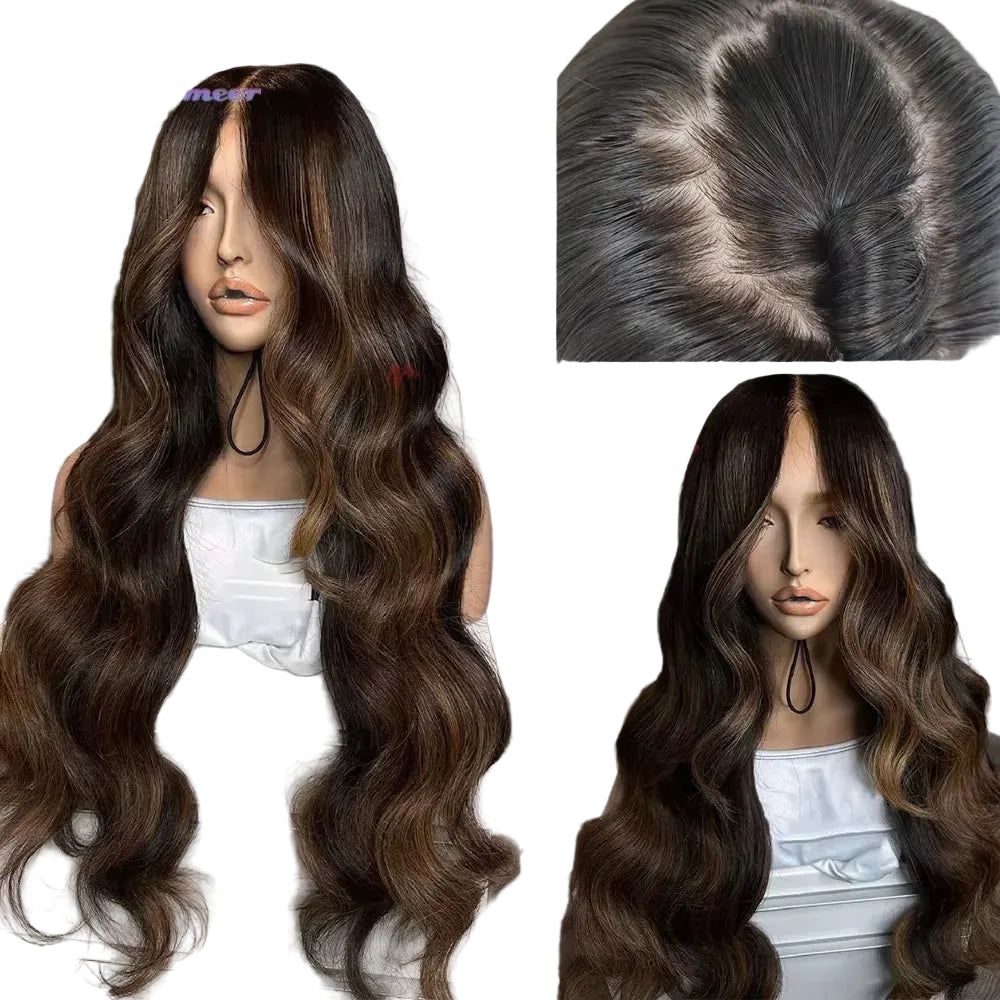 Black Silk Base Lace Front Wig