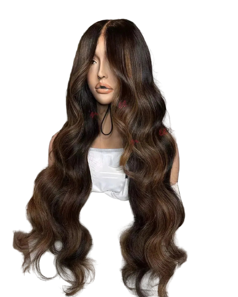 Black Silk Base Lace Front Wig