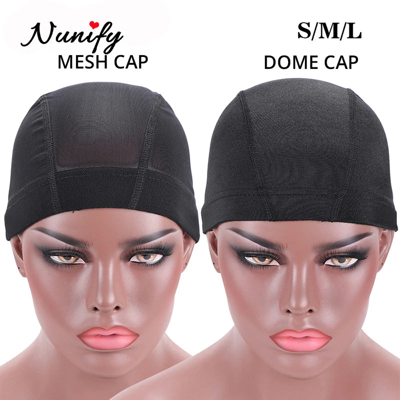 Nunify Mesh & Dome Wig Cap | S/M/L | Black