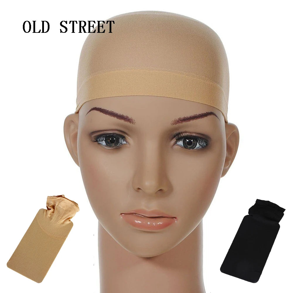 Mesh Stocking Wig Cap | Nude Beige & Black | Glueless