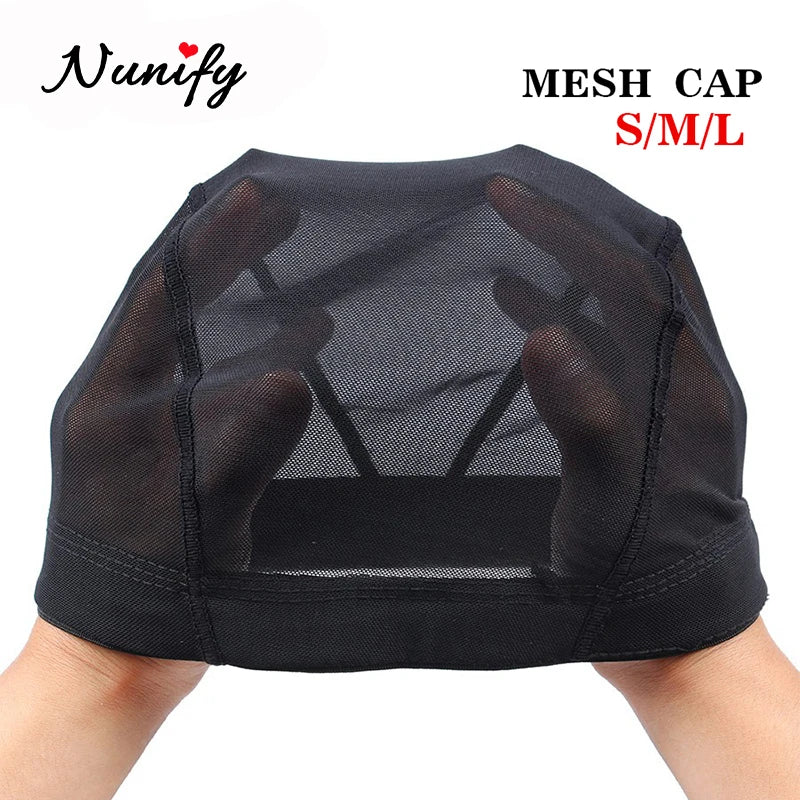 Nunify Mesh & Dome Wig Cap | S/M/L | Black