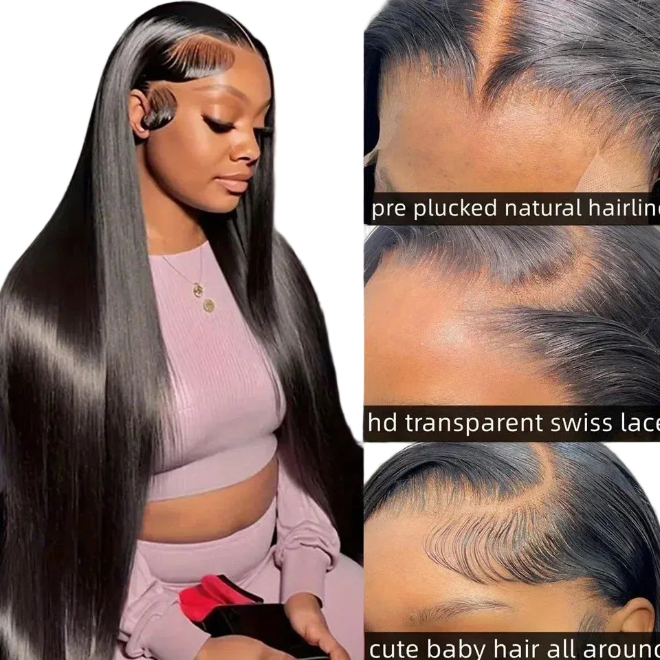 Black Straight Full Lace Wig