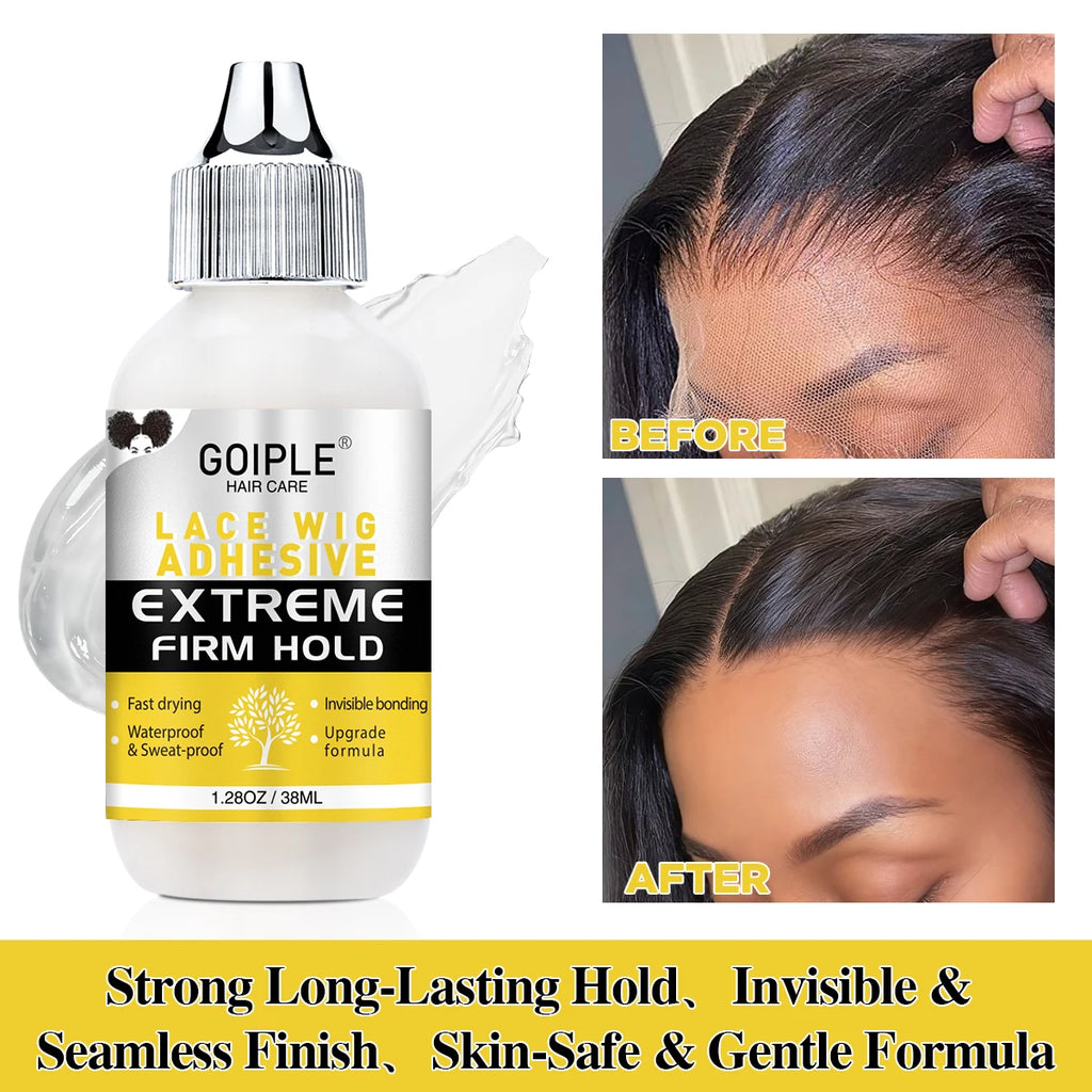 Complete Wig Install Kit | Glue + Remover + Wax + Edge Control + Elastic Band