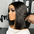 13x4 Bone Straight Bob Wig — Pre Plucked | 100% Remy Human Hair