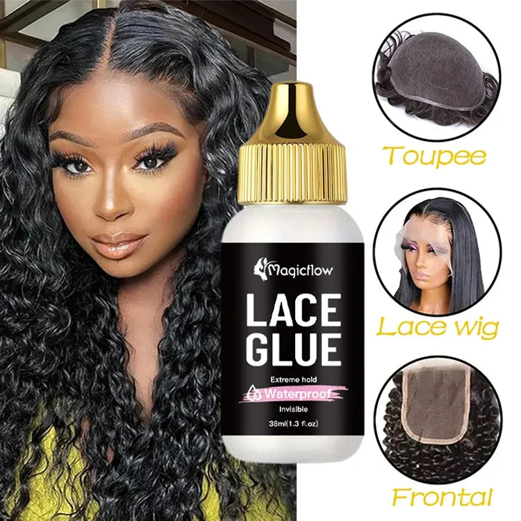 38ml Waterproof Lace Wig Glue | Extreme Hold | Quick Dry | No Odor