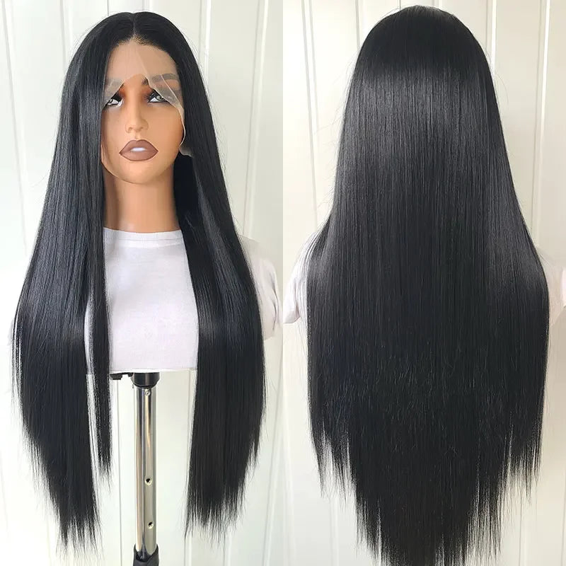 13x4 Straight Lace Front Wig — Swiss Lace | Natural Hairline