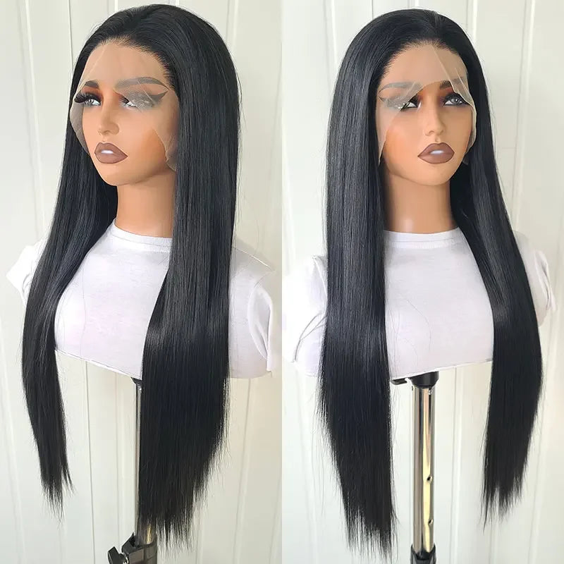 13x4 Straight Lace Front Wig — Swiss Lace | Natural Hairline