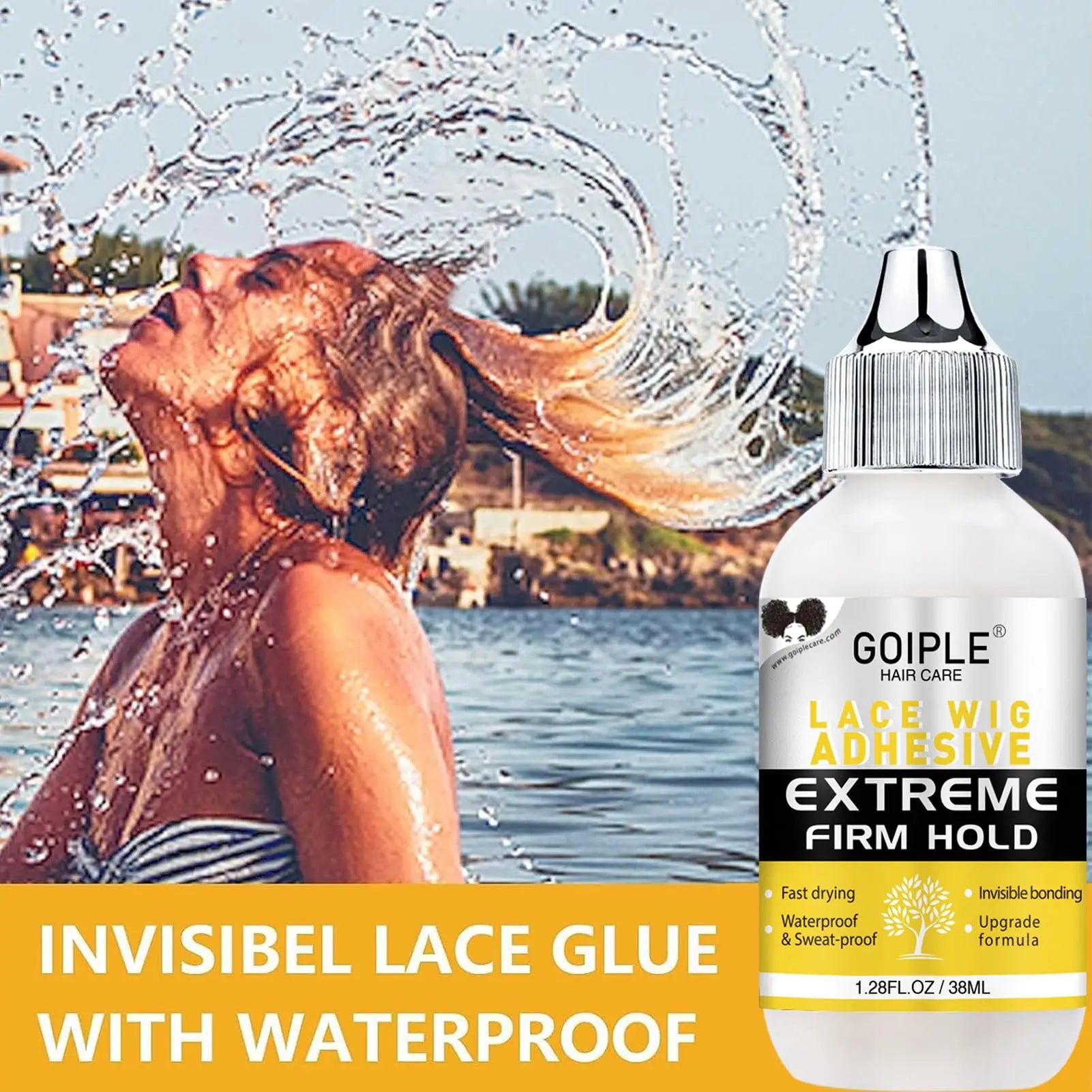 GOIPLE Extreme Firm Hold Lace Front Wig Glue | Invisible Bond