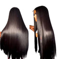Black Silky Straight Lace Front Wig