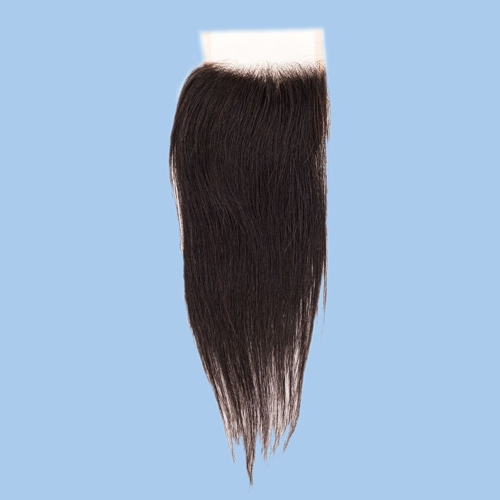 Straight 4x4 Transparent Lace Closure