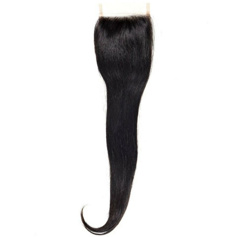 Straight 4x4 Transparent Lace Closure