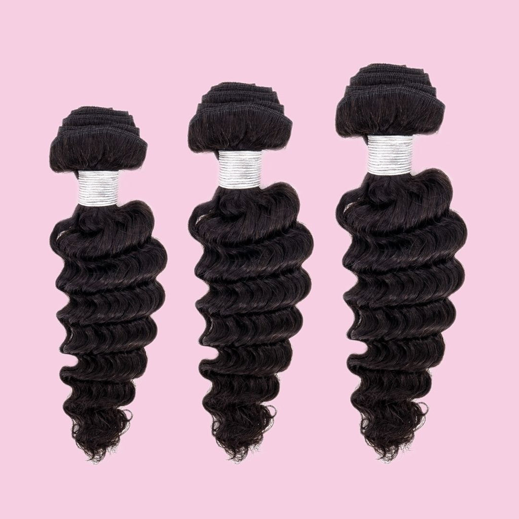 Deep Wave Human Hair Bundle Deal